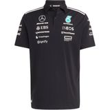 Adidas - Mercedes Tm Amg Petronas F1 Team Poloshirt - Groen - Polyester Katoen - Gerecycled