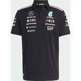 Adidas - Mercedes Tm Amg Petronas F1 Team Poloshirt - Groen - Polyester Katoen - Gerecycled