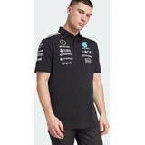 Adidas - Mercedes Tm Amg Petronas F1 Team Poloshirt - Groen - Polyester Katoen - Gerecycled