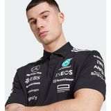 Adidas - Mercedes Tm Amg Petronas F1 Team Poloshirt - Groen - Polyester Katoen - Gerecycled
