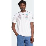 adidas - Mercedes AMG Petronas F1 Driver Jersey - Wit - Gerecycled Materiaal
