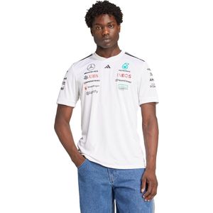 adidas - Mercedes AMG Petronas F1 Driver Jersey - Wit - Gerecycled Materiaal