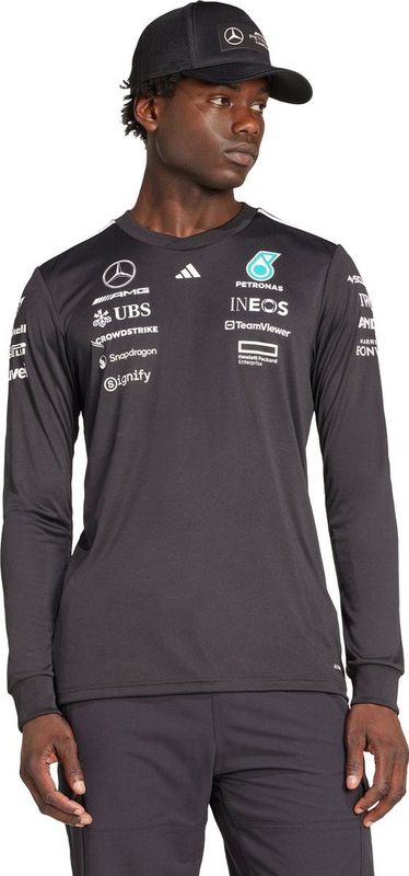 adidas - AMG Petronas T-shirt - Groen - 100% Gerecycled Polyester
