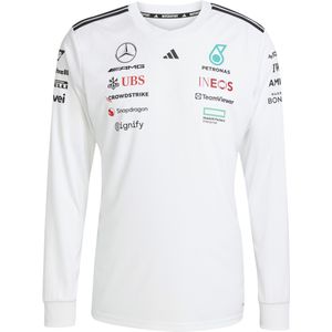 adidas Performance - AMG Petronas Formula One Team Driver Shirt - Heren - Wit - 100% Gerecycled Materiaal
