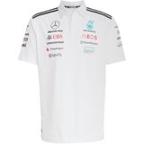 adidas - Mercedes AMG Petronas F1 Team - Poloshirt - Wit - Polyester en Katoen