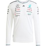 adidas - MERCEDES - Sportshirt - Wit - AEROREADY, 100% Gerecycled Polyester