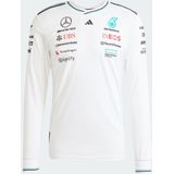 adidas - MERCEDES - Sportshirt - Wit - AEROREADY, 100% Gerecycled Polyester