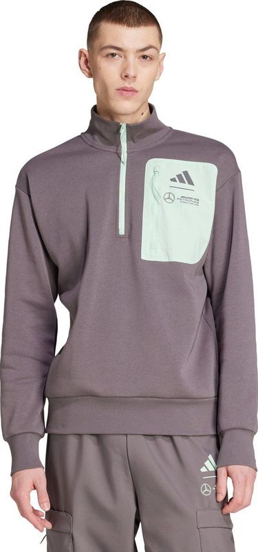 adidas - Performance - Fleece Shirt - Grijs - Heren - Mercedes - AMG Petronas Formula One Team