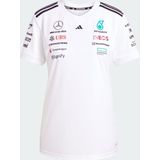adidas - MERCEDES - AMG PETRONAS FORMULA ONE TEAM DRIVER SHIRT - Dames - Wit