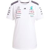 adidas - MERCEDES - AMG PETRONAS FORMULA ONE TEAM DRIVER SHIRT - Dames - Wit