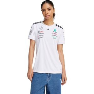adidas - MERCEDES - AMG PETRONAS FORMULA ONE TEAM DRIVER SHIRT - Dames - Wit