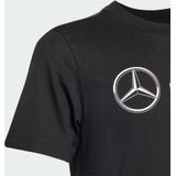 Adidas mercedes Unisex T-Shirts - Schwarz - Größe: 159 - 164 CM - Baumwoll-Jersey - Foot Locker