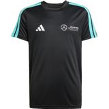 adidas - Mercedes AMG Petronas Formula One Team T-shirt - Kinderen - Zwart - 100% Gerecycled Materiaal