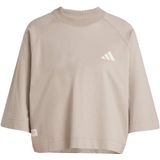adidas - Performance - Premium Sweat T-shirt - Beige - Dames