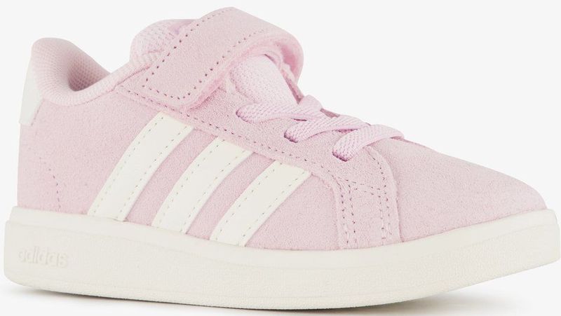 Adidas - Grand Court 2.0 - Babyschoenen - Wit - Synthetisch Leer