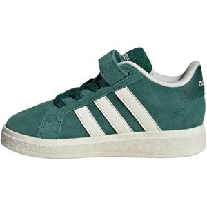 Adidas - Grand Court 2.0 - Babyschoenen - Wit - Synthetisch Leer - Klittenbandsluiting
