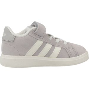 Adidas Grand Court 2.0 Babyschoenen - Wit - Synthetisch Leer - Klittenbandsluiting