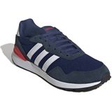 adidas - Run 60s 4.0 - Hardloopschoenen - Zwart - Textiel en Leer