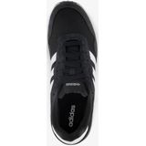Adidas - Run 60s 4.0 - Hardloopschoenen - Zwart - Textiel en Leer