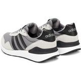ADIDAS - Run 60s 4.0 - Sneakers - Grijs/Zwart - Leer/Textiel/Rubber
