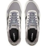 ADIDAS - Run 60s 4.0 - Sneakers - Grijs/Zwart - Leer/Textiel/Rubber