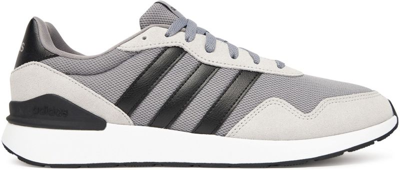 ADIDAS - Run 60s 4.0 - Sneakers - Grijs/Zwart - Leer/Textiel/Rubber