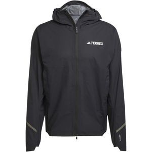adidas Terrex Terrex Xperior 25L Light RainRdy Jacket Regenjas (Heren |zwart/grijs |waterdicht)