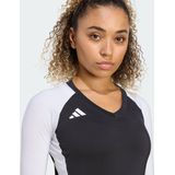 adidas Performance Quickset Long Sleeve Volleybalshirt - Dames - Zwart
