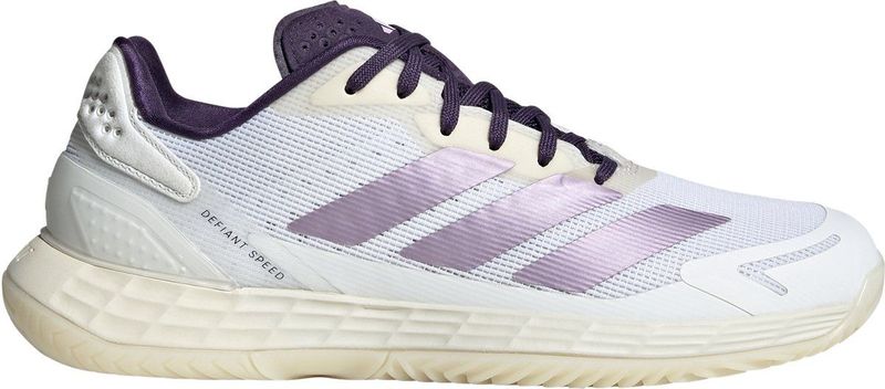adidas - Defiant Speed 2 - Tennisschoenen - Cloud White / Powder Plum / Aurora Plum