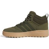 adidas Uniseks-Volwassen HOOPS 4.0 MID SHOES, olive strata/night cargo/GUM4, 46 EU
