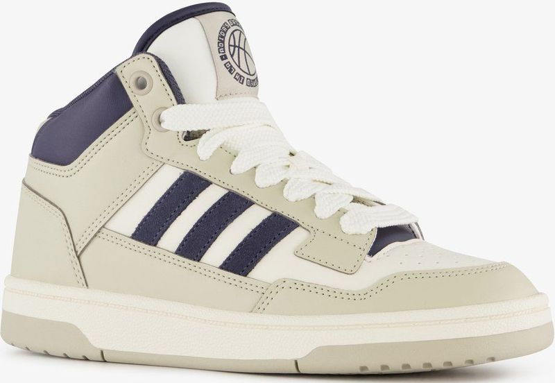 Adidas - Rapid Court Mid - Schoenen - Zwart - Leer en Synthetisch Materiaal