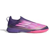 adidas - F50 LEAGUE - Laceless Indoor Voetbalschoenen - Paars - Kinderen