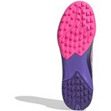 adidas - F50 LEAGUE Laceless Turf - Voetbalschoenen - Paars - Kinderen