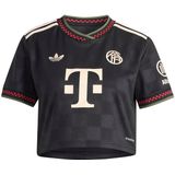 Bayern München - Derde Cropped Shirt - Zwart - 2025/26