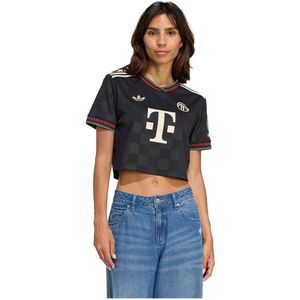 Bayern München - Derde Cropped Shirt - Zwart - 2025/26