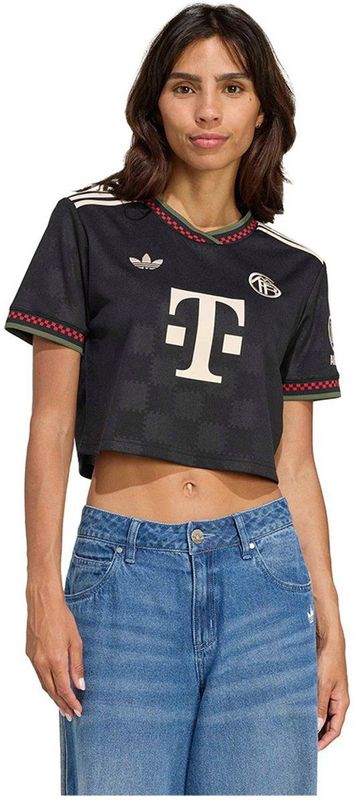 Bayern München - Derde Cropped Shirt - Zwart - 2025/26