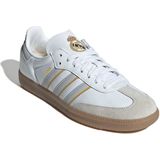 adidas - Samba - Sneakers - Wit Lichtgrijs Geel - Leren Bovenwerk