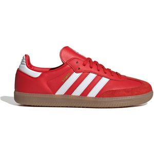adidas Samba - Voetbalschoenen - Rood - Leren Bovenwerk - FC Bayern Embleem