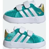 adidas - Disney Jasmine Grand Court 2.0 - Sneakers - Groen - Synthetisch materiaal