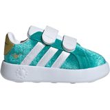 adidas - Disney Jasmine Grand Court 2.0 - Sneakers - Groen - Synthetisch materiaal