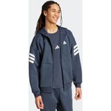 Adidas - Future Icons 3-Stripes - Hoodie - Groen - Gerecycled Polyester