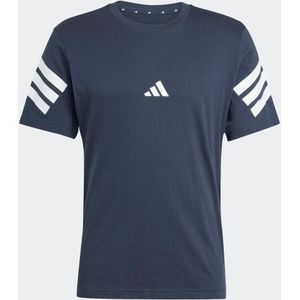 adidas - M FI 3S REG T - T-shirt - Aurora Ink - Korte Mouwen