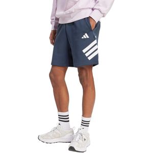 adidas - 3-Stripes Korte Broeken - Zwart - 67% Polyester, 33% Katoen