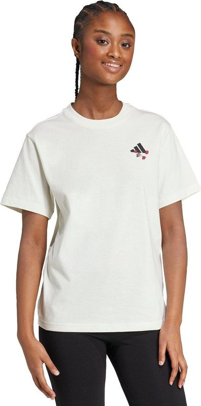 T-shirt - Motiefprint - Jersey - Ronde Hals - Kwartmouw