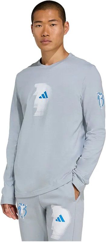 adidas - Jude Bellingham Long Sleeve Tee - Grijs - T-shirt