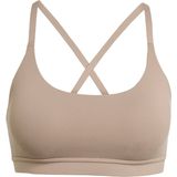 adidas - All Me Light-Support - Sportbeha - Bruin - Dames