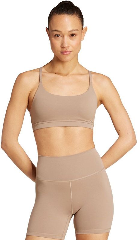 adidas - All Me Light-Support - Sportbeha - Bruin - Dames