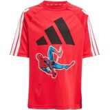 adidas - Sportswear Marvel Spider-Man - T-shirt - Rood - Kinderen