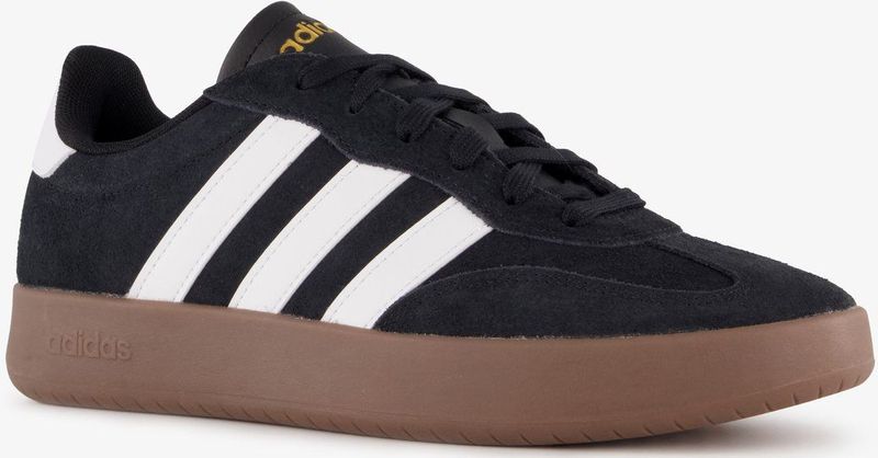 adidas - Klassieke Sneakers - Zwart - Synthetisch Leer en Suède