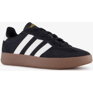 adidas - Klassieke Sneakers - Zwart - Synthetisch Leer en Suède